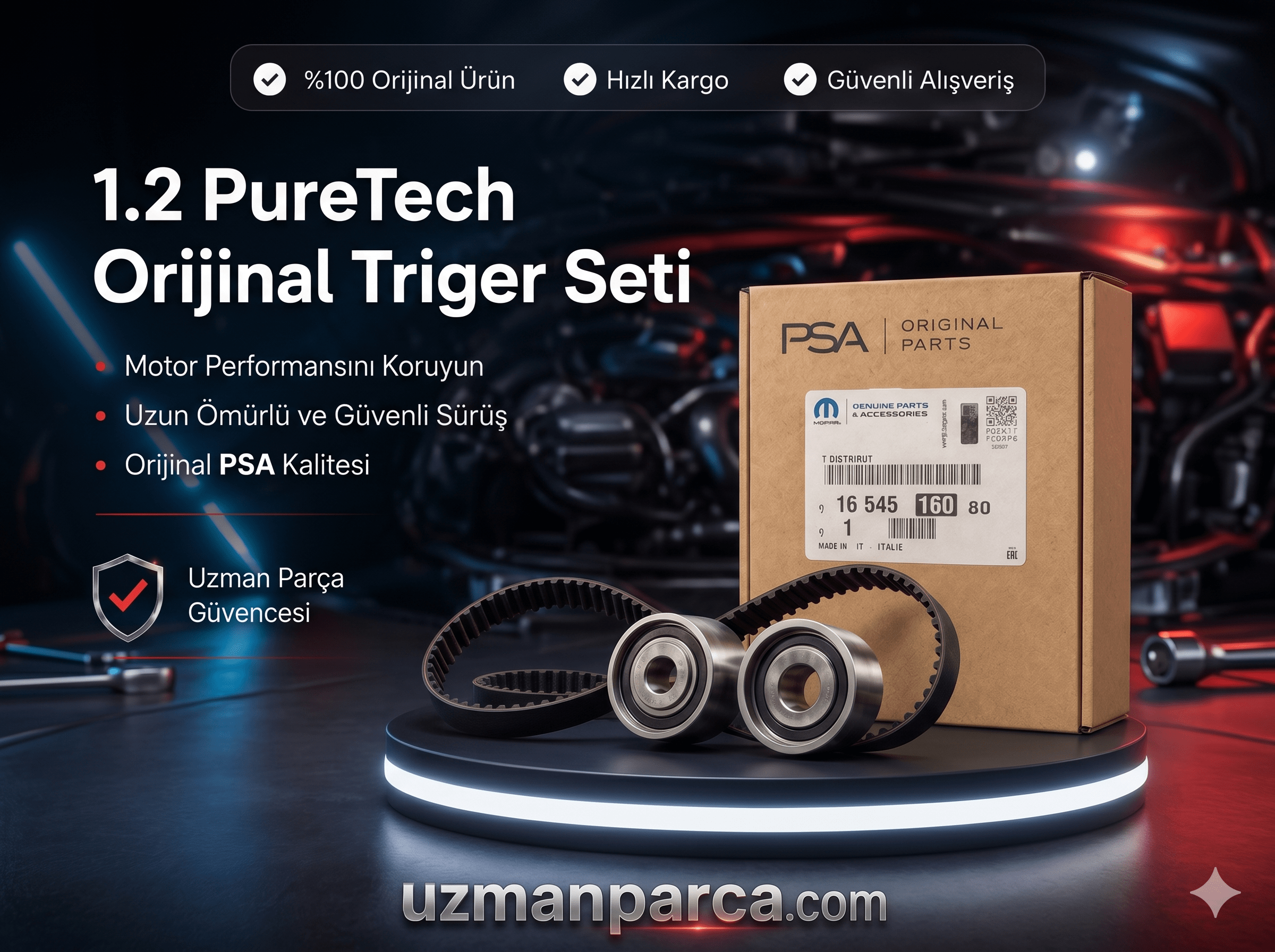 PSA Mopar 1.2 PureTech Orijinal Triger Seti Neden Önemlidir?