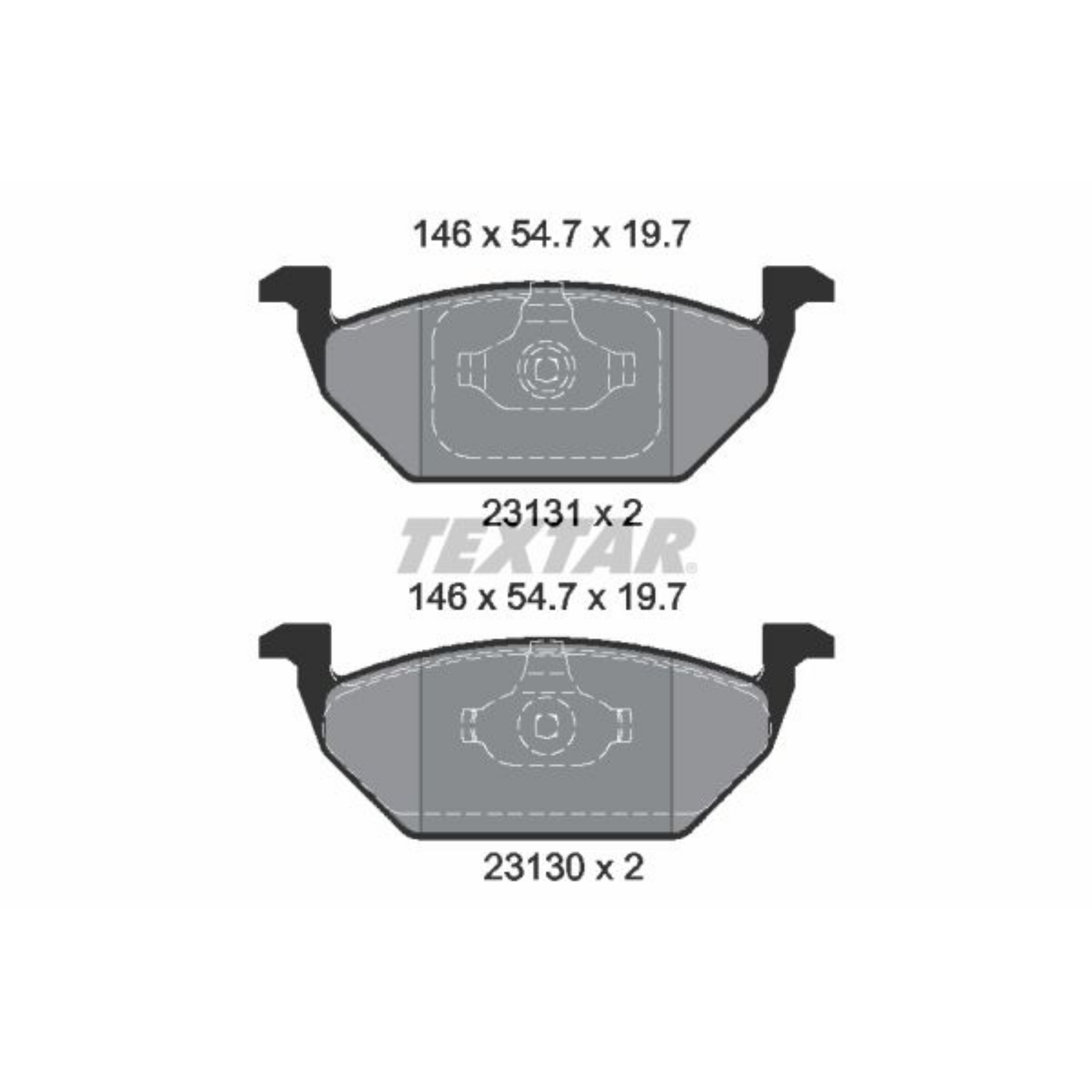 Seat İbiza Ön Fren Balatası 2009-2017 TEXTAR Takım GDB1984
