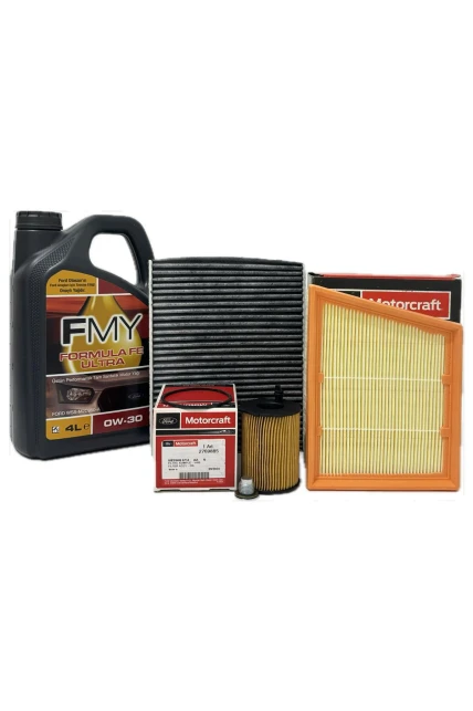 Ford Fiesta 1.5 TDCi Dizel Filtre Bakım Seti 2017 Sonrası Hava+Yağ+K.Polen Filtresi+Motor Yağı