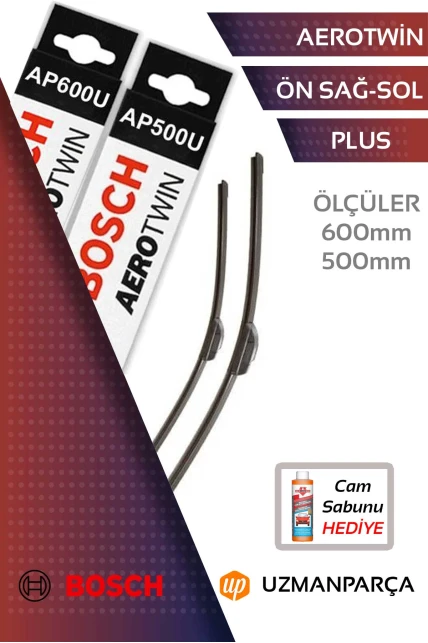 BMW X5 2006-2013 Muz Tipi Aerotwin Ön Silecek Takımı Bosch