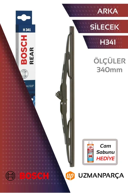 Volkswagen Golf 4 1998-2002 Bosch Rear H341 Arka Silecek 340mm - 3397004755