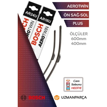 Tata İndica 2005-2009 Muz Tipi Aerotwin Ön Silecek Takımı Bosch