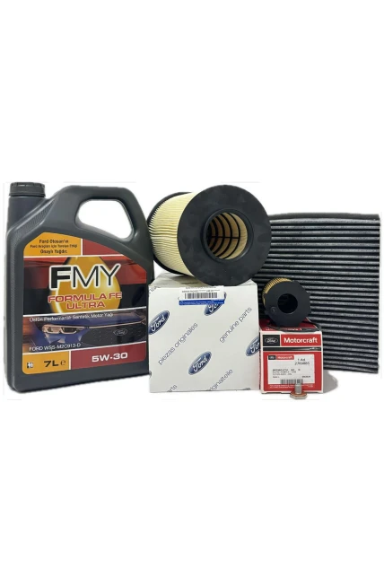 Ford Connect 1.5 TDCi Dizel Filtre Bakım Seti Hava+Yağ+K.Polen+Motor Yağı