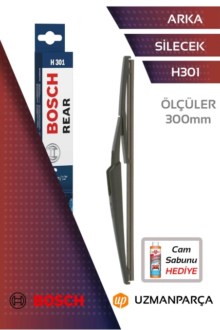 Opel Corsa 2007-2014 Bosch Rear H301 Arka Silecek 300mm - 3397004629