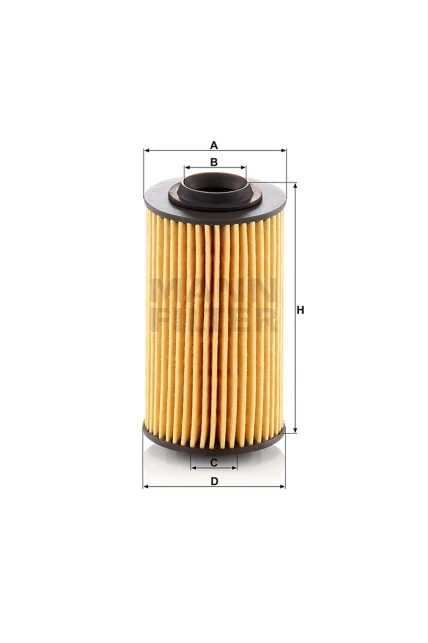 Mann Filter HU69/3X Yağ Filtresi