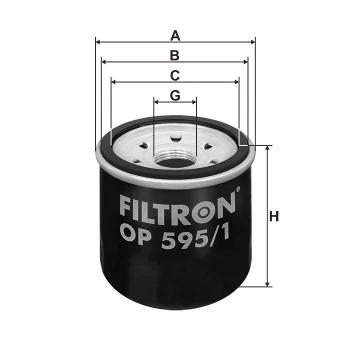 Filtron OP595/1 Yağ Filtresi