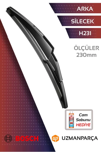 Renault Clio 2020-2025 Bosch Rear H231 Arka Silecek 230 mm – 3397015663