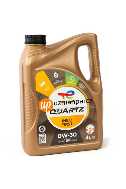 TOTAL 0W30 Quartz Ineo First Euro6 Motor Yağı 4 Litre