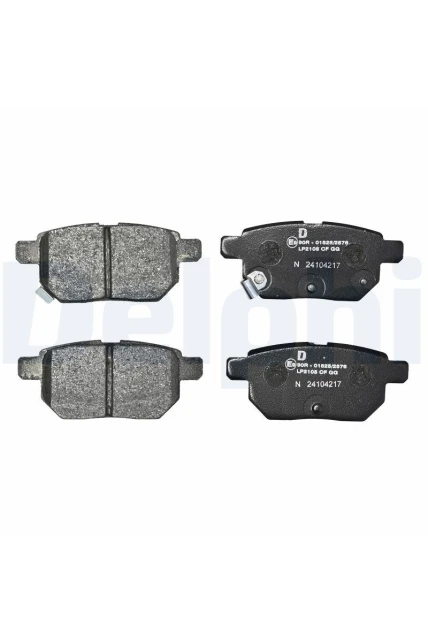 Toyota Corolla E15 Arka Fren Balatası 2007-2012 Delphi Takım LP2105