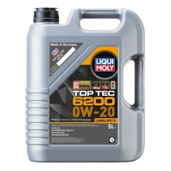 LIQUI MOLY TOP TEC 6200 0W20 5LT 20789