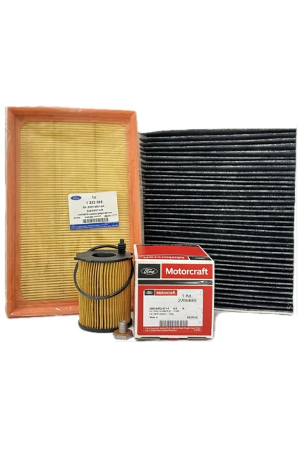 Ford C-Max 1.6 TDCi Dizel Filtre Bakım Seti 2003-2007 Hava+Yağ+Karbonlu Polen Filtresi