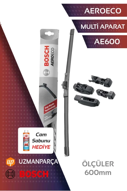 Bosch Aeroeco AE600 Multi Aparat Muz Tipi Ön Tek Silecek 600mm - 3397015582