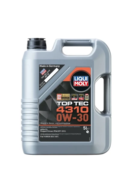 Liqui Moly Top Tec 4310 0W30 Motor Yağı (5 Litre) - 2362