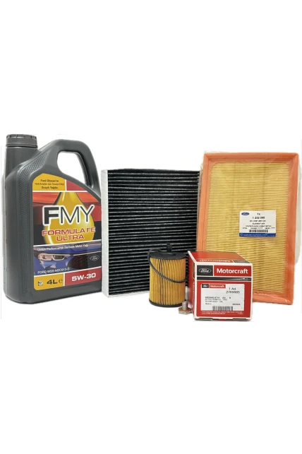 Ford Focus 2 1.6 TDCi Dizel Filtre Bakım Seti 2005-2007 Hava+Yağ+Karbonlu Polen Filtresi+Motor Yağı
