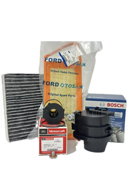 Ford Fusion 1.4 TDCi Dizel Filtre Bakım Seti 2002-2011 Hava+Yağ+K.Polen+Yakıt Filtresi