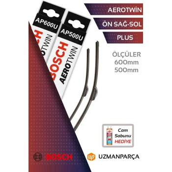 Volkswagen Jetta 2011-2017 Muz Tipi Aerotwin Ön Silecek Takımı Bosch