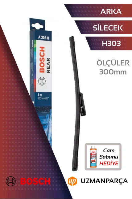 Volkswagen Tiguan 2024-2026 Bosch Rear A303H Arka Silecek 380mm - 3397016316