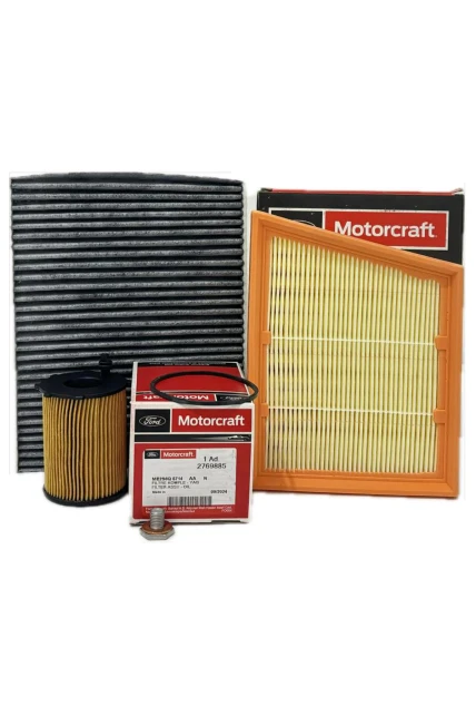 Ford Fiesta 1.5 TDCi Dizel Filtre Bakım Seti 2017 Sonrası Hava+Yağ+Karbonlu Polen Filtresi