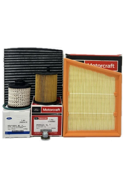 Ford Courier 1.5 TDCi Dizel Filtre Bakım Seti 2018 Sonrası Euro6 Hava+Yağ+K.Polen+Yakıt Filtresi