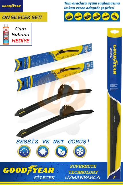 Good Year Seat Toledo 2013-2017 SuperMute 2'li Muz Tipi Ön Silecek Seti