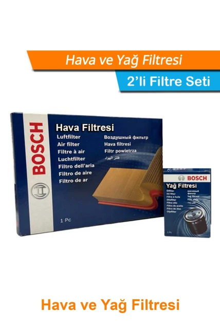 Mercedes E320 CDI W210 Bosch Filtre Seti 2000-2002 Hava+Yağ+Filtresi