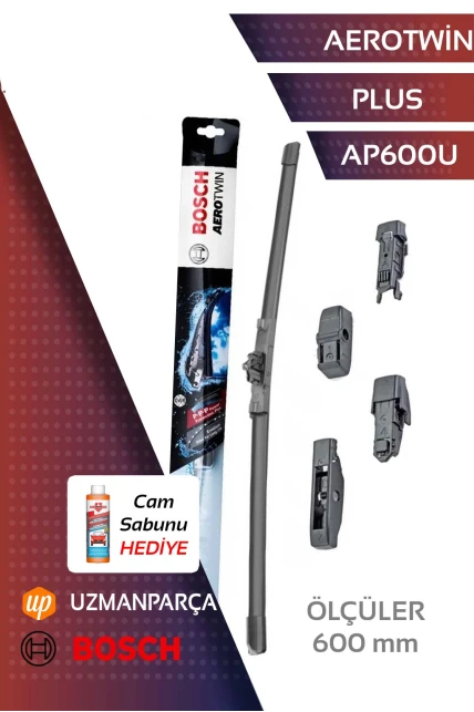 Bosch Aerotwin Plus AP600U Ön Tek Silecek 600mm - 3397006951