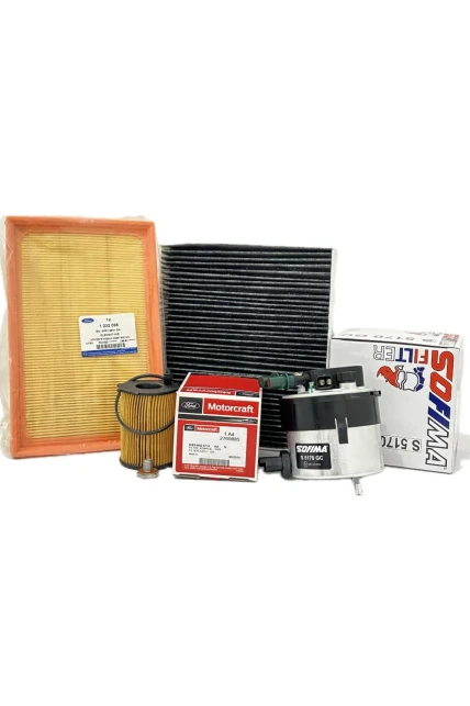 Ford C-Max 1.6 TDCi Dizel Filtre Bakım Seti 2003-2007 Hava+Yağ+K.Polen+Ufi Yakıt Filtresi