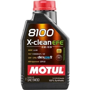 Motul 8100 X-Clean Efe 5W-30 1 Litre Motor Yağı