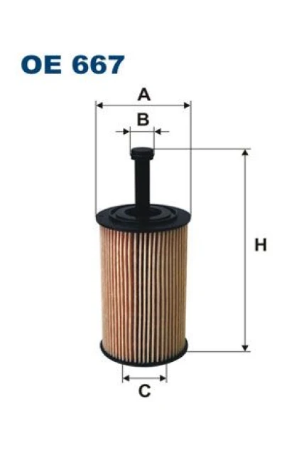 Filtron OE667 Yağ Filtresi