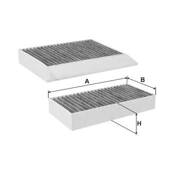 Filtron K1422A-2x Karbonlu Polen Filtresi