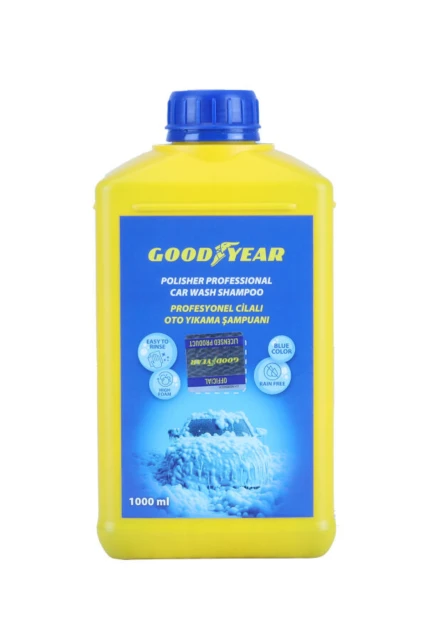 Goodyear Oto Yıkama Şampuanı 1000 ml Parlaklık Veren Konsantre Araç Temizleyici
