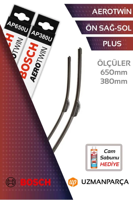 Fiat Grande Punto 2006-2013 Muz Tipi Aerotwin Ön Silecek Takımı Bosch