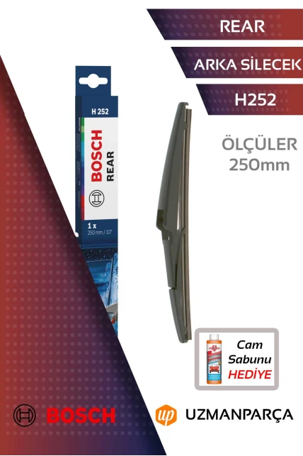 Jeep Compass 2021-2025 Bosch Rear H252 Arka Silecek 250mm – 3397011965