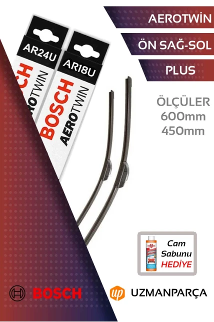 Opel İnsignia 2009-2016 Muz Tipi Aerotwin Ön Silecek Takımı Bosch