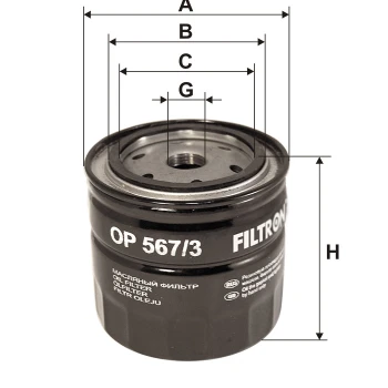 Filtron OP567/3 Yağ Filtresi