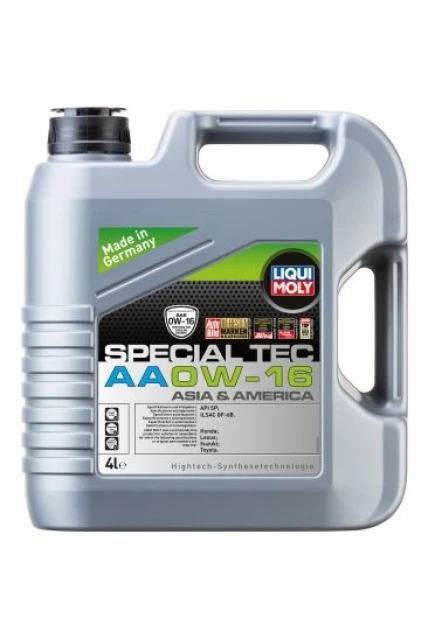 LIQUI MOLY 0W16 Motor Yağı Special Tec AA 4 Litre (21327)