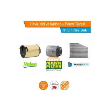 VW Beetle 1.2 TSI Filtre Seti Valeo Mann Wbn Karbonlu 2011-2014