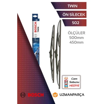 Bosch 3397118563 500mm + 450mm Twin Ön Silecek Seti
