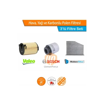 Tiguan 1.4 TSI CAX Filtre Seti Valeo Bosch Wbn Karbonlu 2011-2014