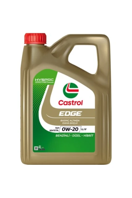 Castrol Edge 0W20 LL Motor Yağı 4 Litre