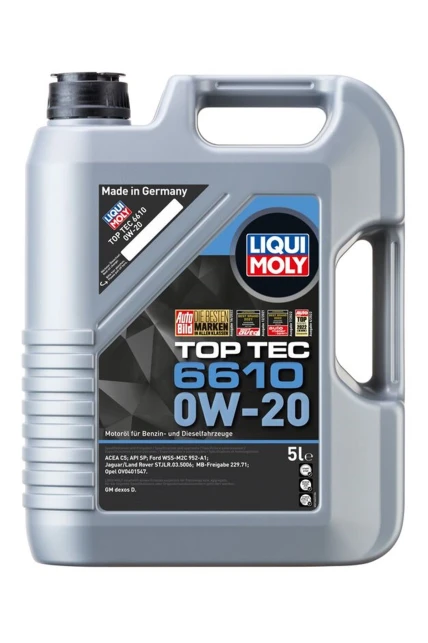 LIQUI MOLY 0W20 Motor Yağı Top Tec 6610 5 Litre LQM-21662