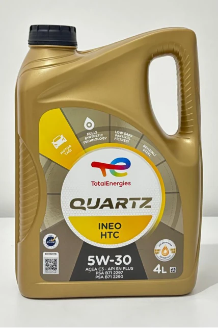 Total Quartz Ineo Htc 5W-30 PureTech Motor Yağı 4 Lt (ÜT: 2025)