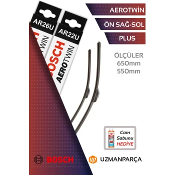 Mercedes A Serisi W168 1998-2004 Muz Tipi Aerotwin Ön Silecek Takımı Bosch