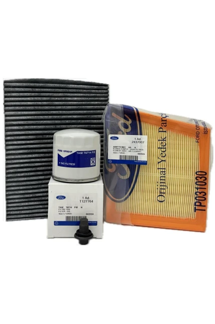 Ford B-Max 1.4 - 1.6 Benzinli Filtre Bakım Seti 2012-2018 Hava+Yağ+Karbonlu Polen Filtresi