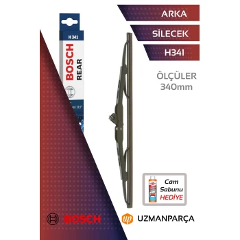 Volkswagen Golf 4 1998-2002 Bosch Rear H341 Arka Silecek 340mm - 3397004755