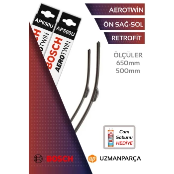 Volvo S60 2011-2018 Muz Tipi Aerotwin Ön Silecek Takımı Bosch