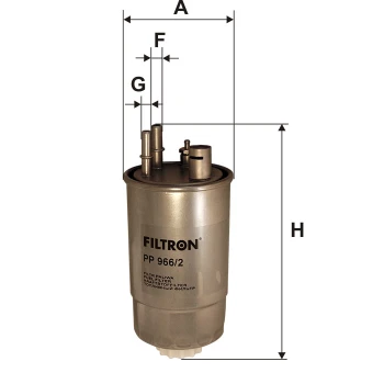Filtron PP966/2 Yakıt Filtresi