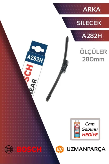 Volkswagen Golf 2009-2012 Bosch Rear A282H Arka Silecek 280mm - 3397008634