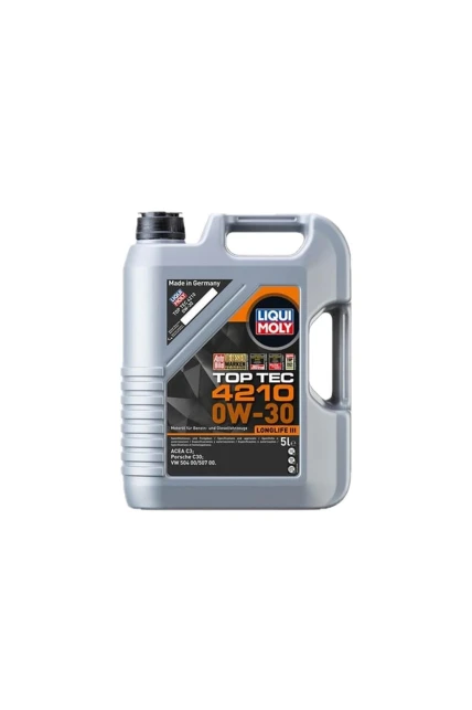 LIQUI MOLY 0W30 VW Motor Yağı Tam Sentetik TOP TEC 4210 5 Litre LQM-21605