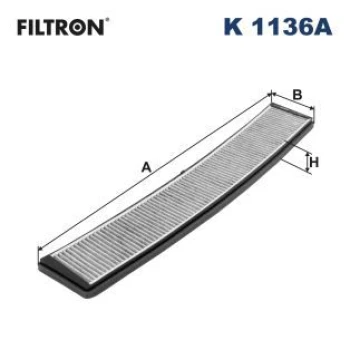 Filtron K1136A Karbonlu Polen Filtresi